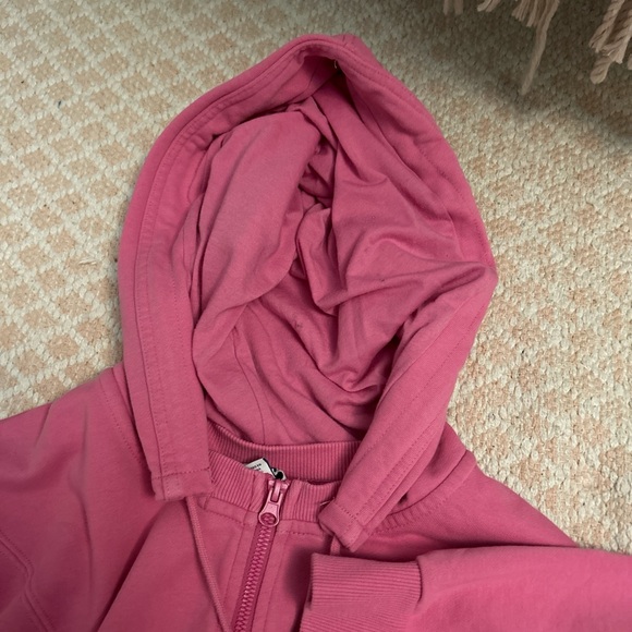 pink cropped sweatshirt XL athletic hoodie - Picture 4 of 4